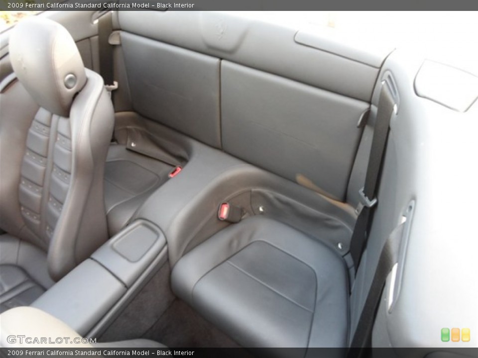 Black Interior Rear Seat for the 2009 Ferrari California  #75109926