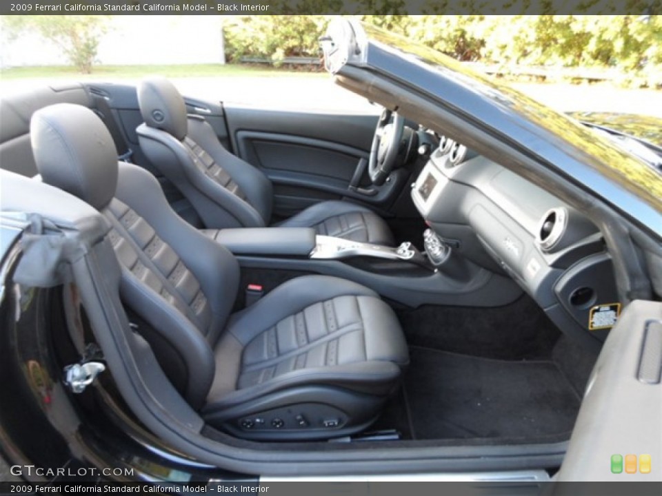 Black Interior Front Seat for the 2009 Ferrari California  #75109963