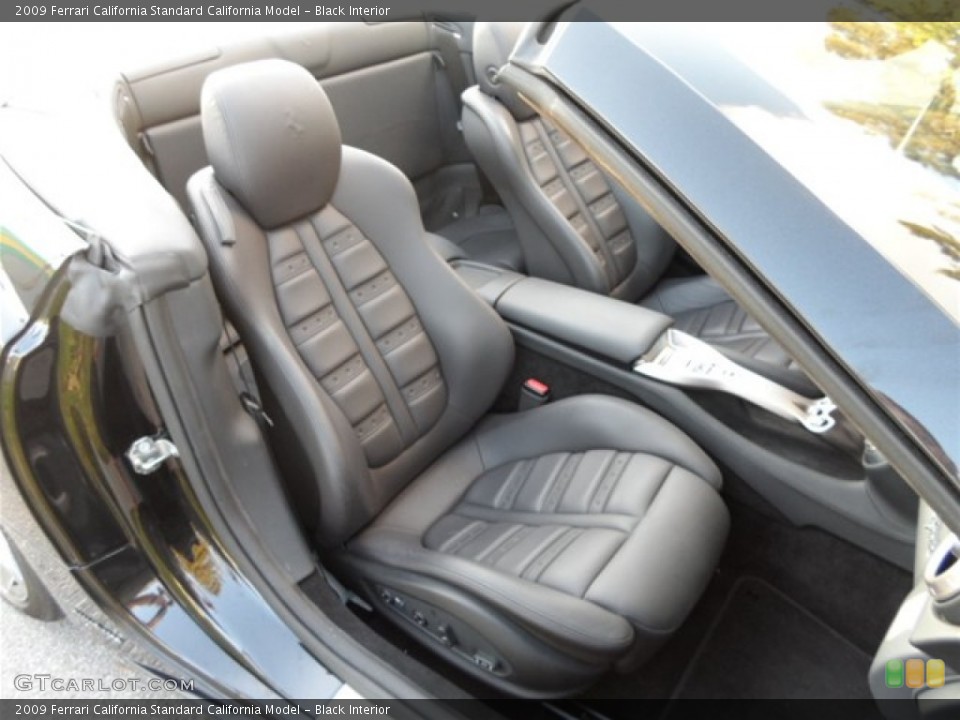 Black Interior Front Seat for the 2009 Ferrari California  #75109980