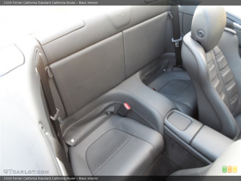 Black Interior Rear Seat for the 2009 Ferrari California  #75110052