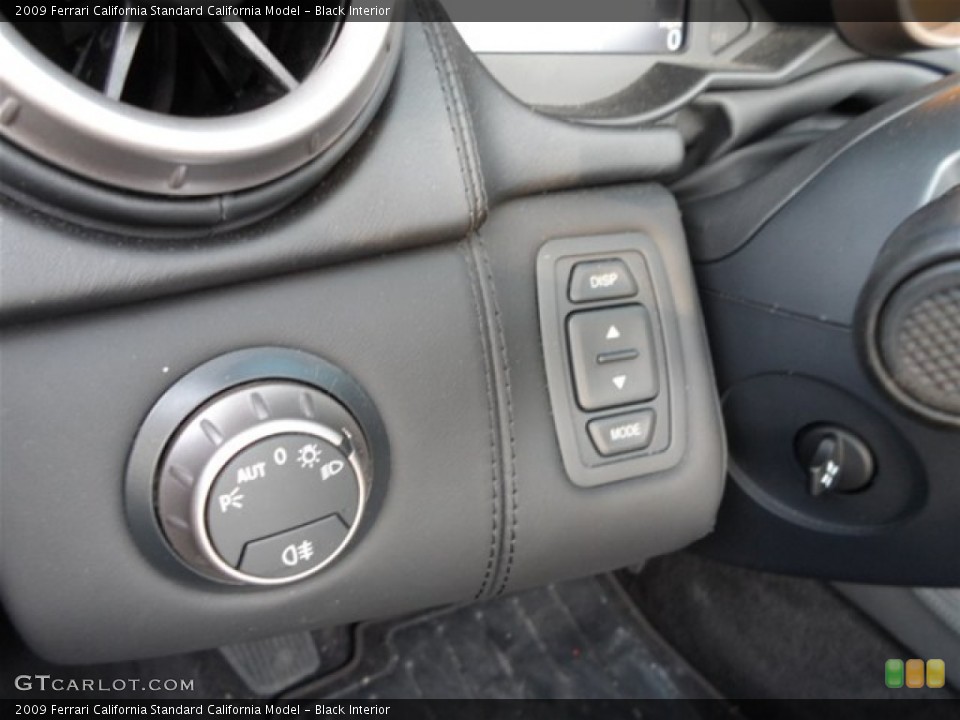Black Interior Controls for the 2009 Ferrari California  #75110199