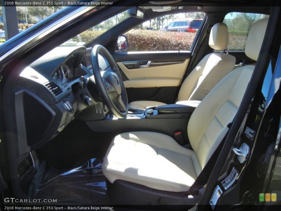 Black/Sahara Beige Interior Photo for the 2008 Mercedes-Benz C 350 Sport #75110229