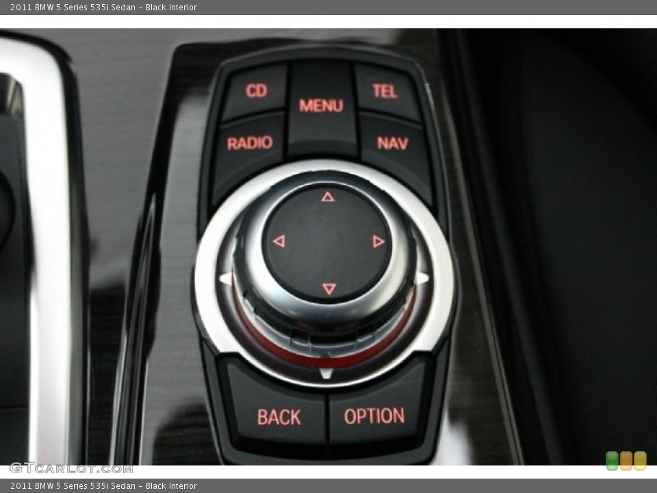 Black Interior Controls for the 2011 BMW 5 Series 535i Sedan #75110793