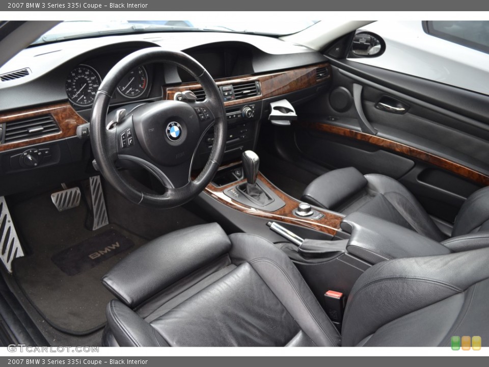 Black Interior Prime Interior for the 2007 BMW 3 Series 335i Coupe #75111659