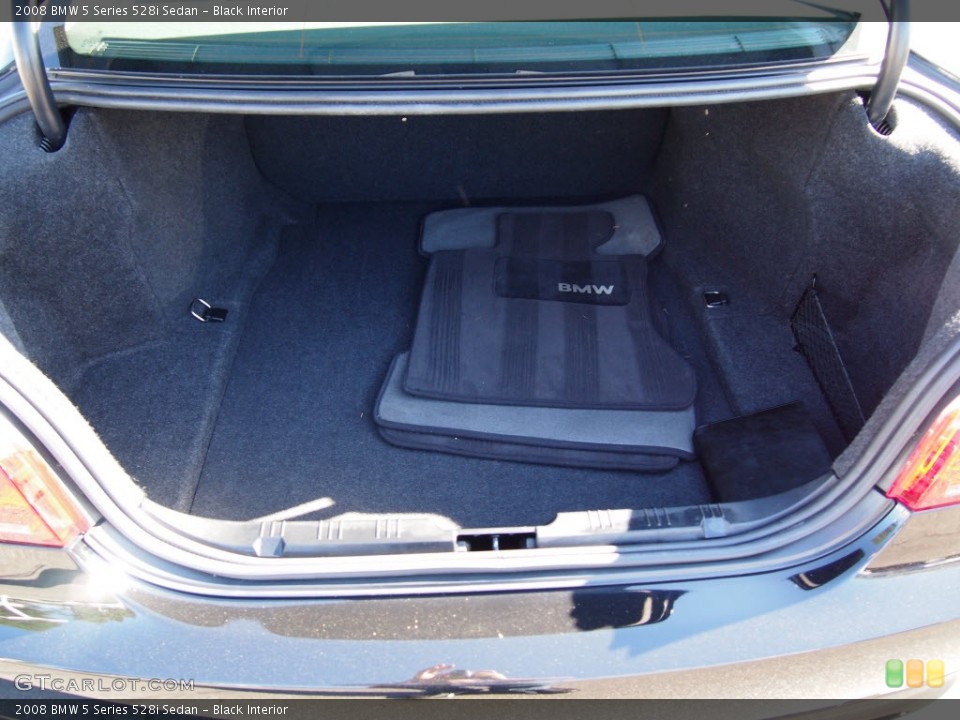Black Interior Trunk for the 2008 BMW 5 Series 528i Sedan #75115140