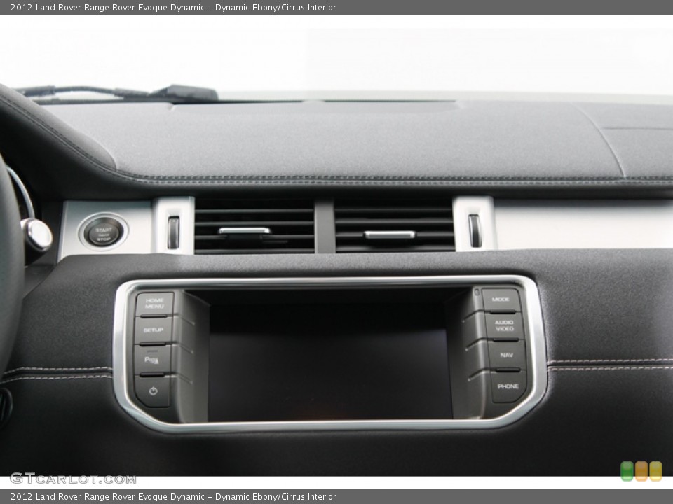 Dynamic Ebony/Cirrus Interior Controls for the 2012 Land Rover Range Rover Evoque Dynamic #75115998