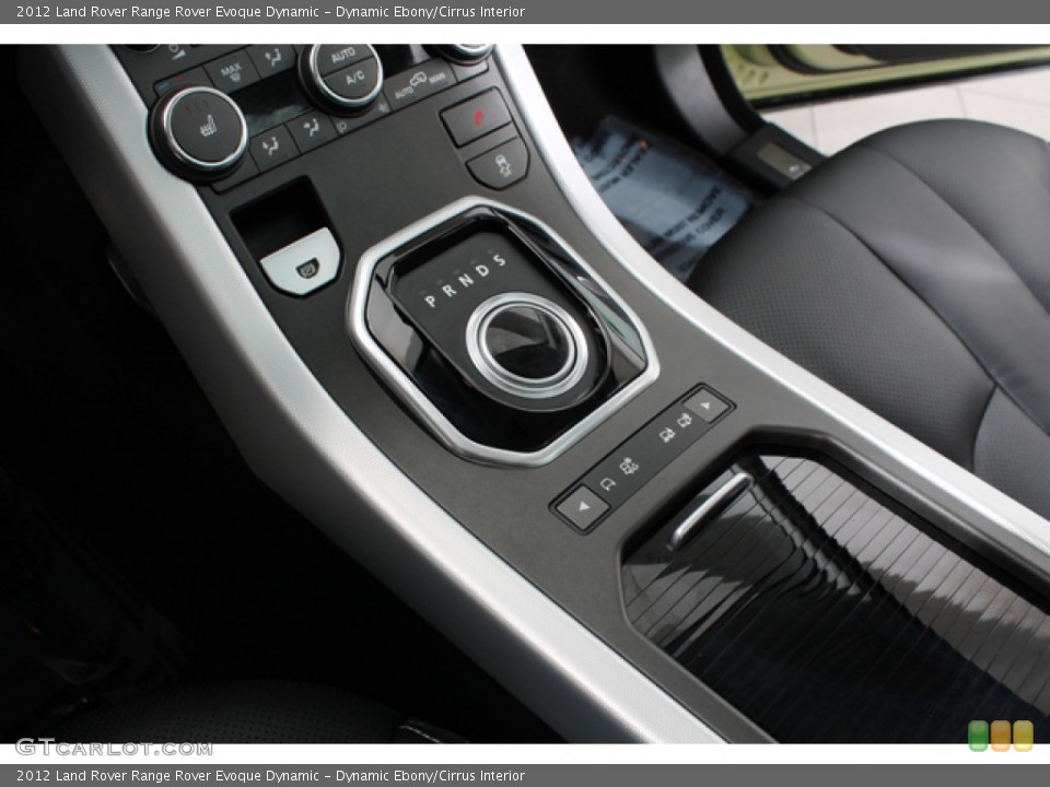 Dynamic Ebony/Cirrus Interior Transmission for the 2012 Land Rover Range Rover Evoque Dynamic #75116028
