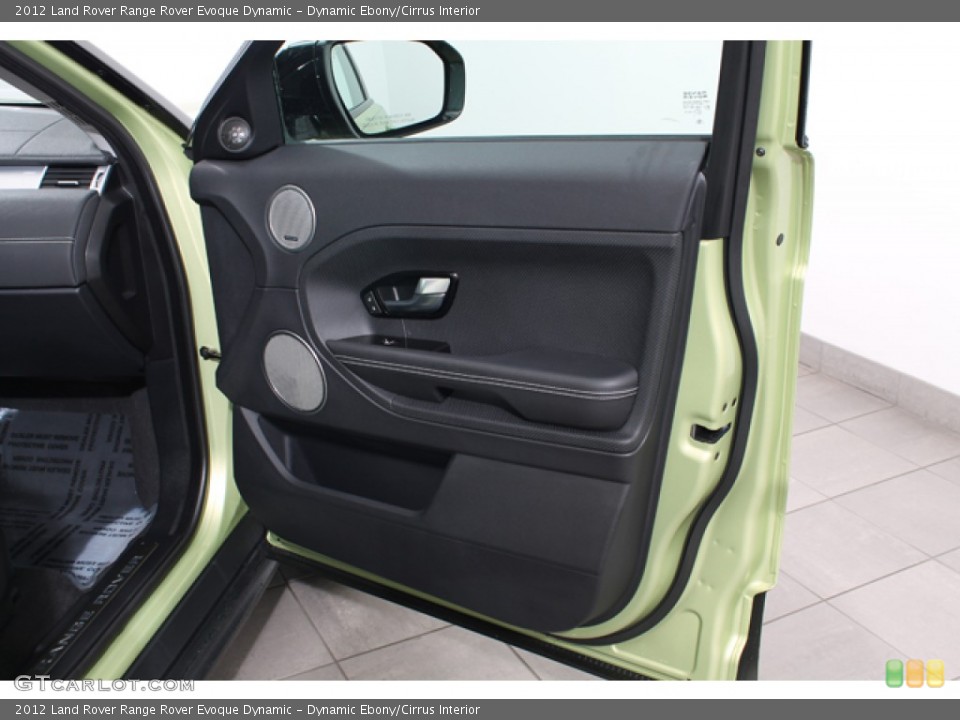 Dynamic Ebony/Cirrus Interior Door Panel for the 2012 Land Rover Range Rover Evoque Dynamic #75116045