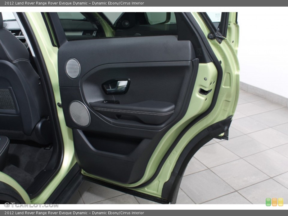 Dynamic Ebony/Cirrus Interior Door Panel for the 2012 Land Rover Range Rover Evoque Dynamic #75116062