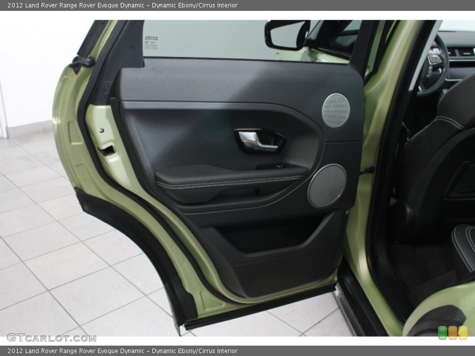Dynamic Ebony/Cirrus Interior Door Panel for the 2012 Land Rover Range Rover Evoque Dynamic #75116082