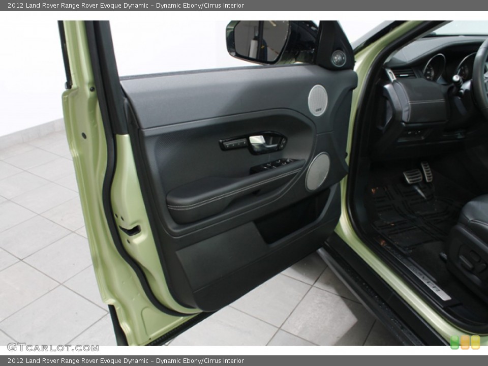 Dynamic Ebony/Cirrus Interior Door Panel for the 2012 Land Rover Range Rover Evoque Dynamic #75116091