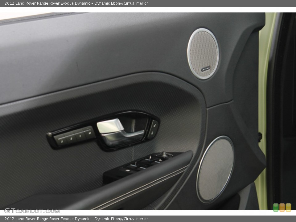Dynamic Ebony/Cirrus Interior Controls for the 2012 Land Rover Range Rover Evoque Dynamic #75116105