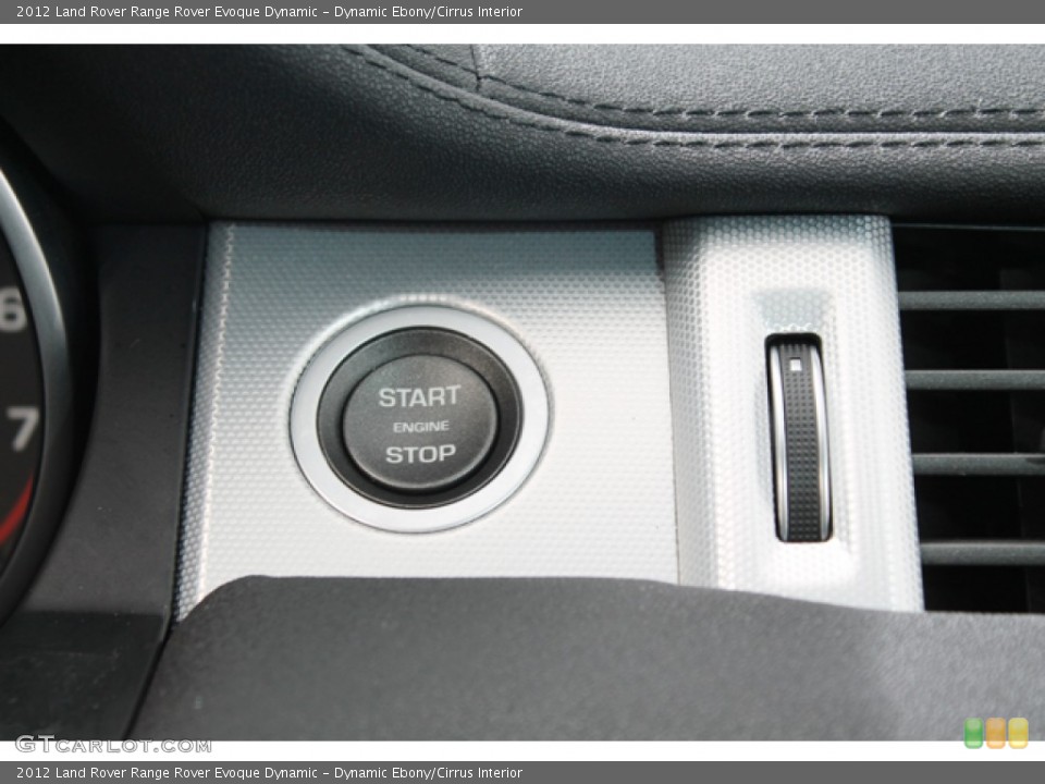 Dynamic Ebony/Cirrus Interior Controls for the 2012 Land Rover Range Rover Evoque Dynamic #75116175