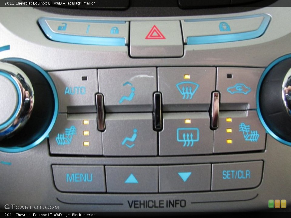 Jet Black Interior Controls for the 2011 Chevrolet Equinox LT AWD #75117967