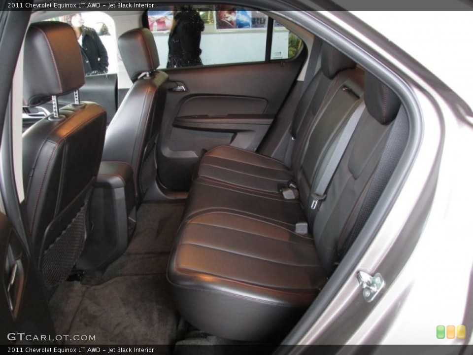 Jet Black Interior Rear Seat for the 2011 Chevrolet Equinox LT AWD #75118029