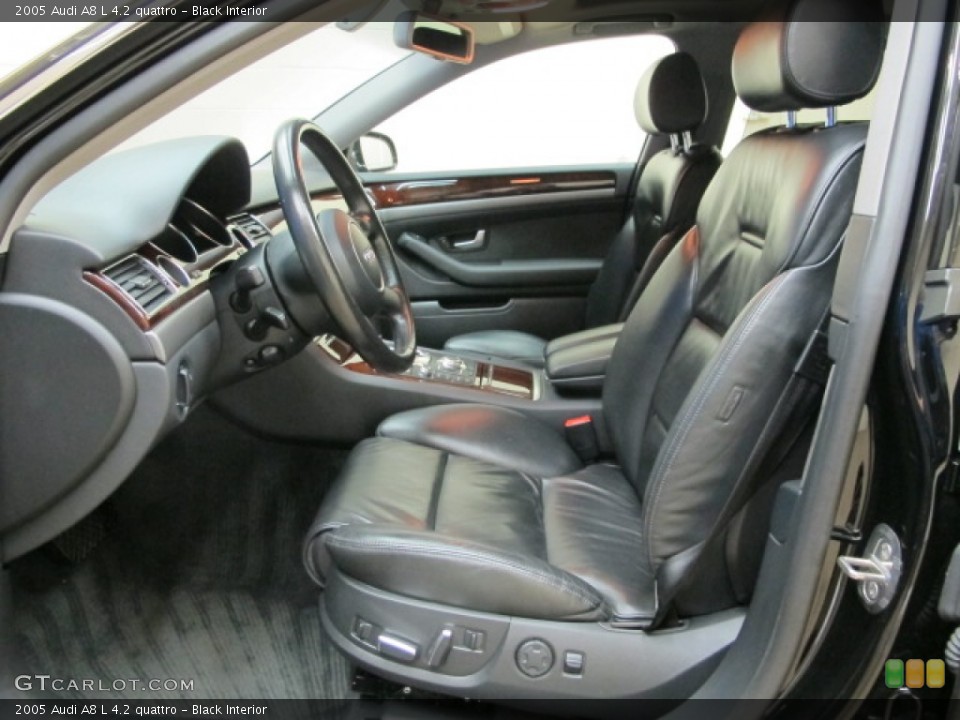 Black Interior Photo for the 2005 Audi A8 L 4.2 quattro #75124980