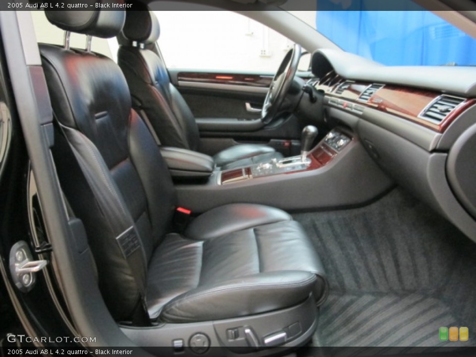 Black Interior Front Seat for the 2005 Audi A8 L 4.2 quattro #75125073