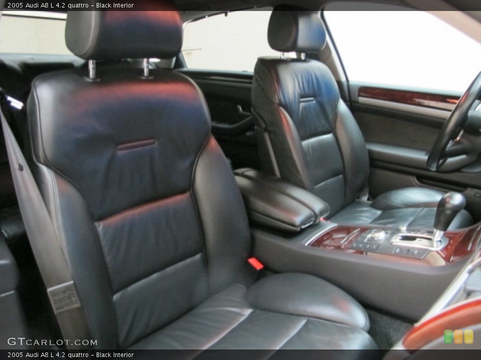 Black 2005 Audi A8 Interiors