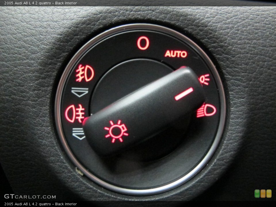 Black Interior Controls for the 2005 Audi A8 L 4.2 quattro #75125264