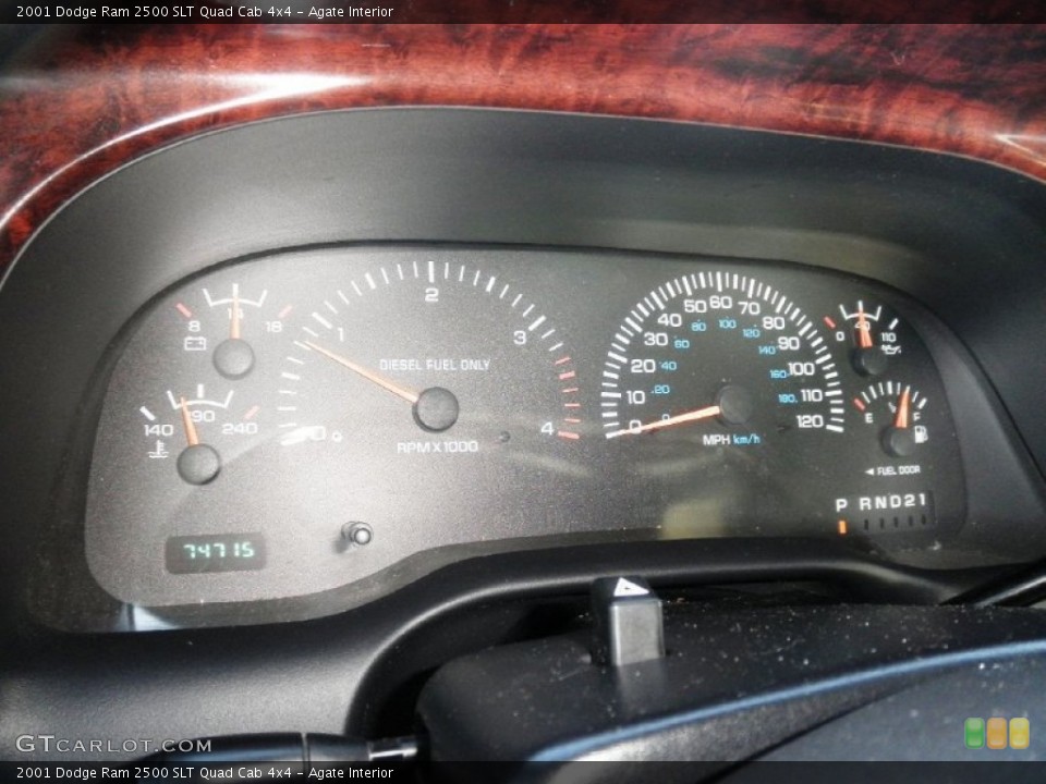 Agate Interior Gauges for the 2001 Dodge Ram 2500 SLT Quad Cab 4x4 #75125826