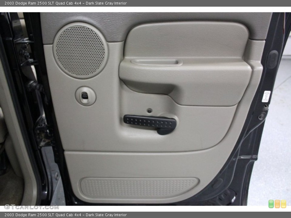 Dark Slate Gray Interior Door Panel for the 2003 Dodge Ram 2500 SLT Quad Cab 4x4 #75127755