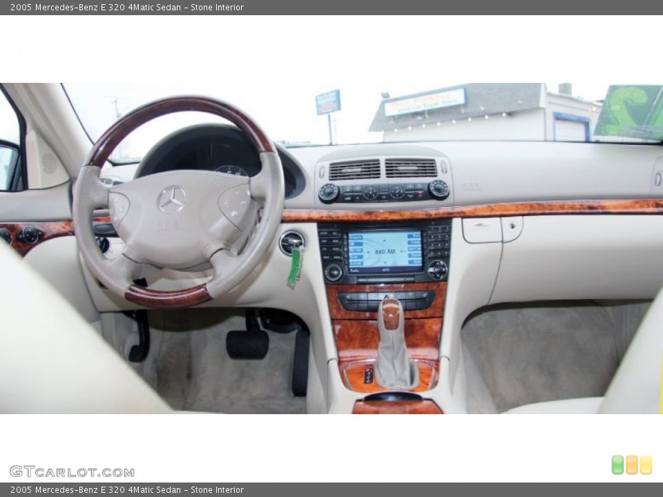 Stone Interior Dashboard for the 2005 Mercedes-Benz E 320 4Matic Sedan #75134919
