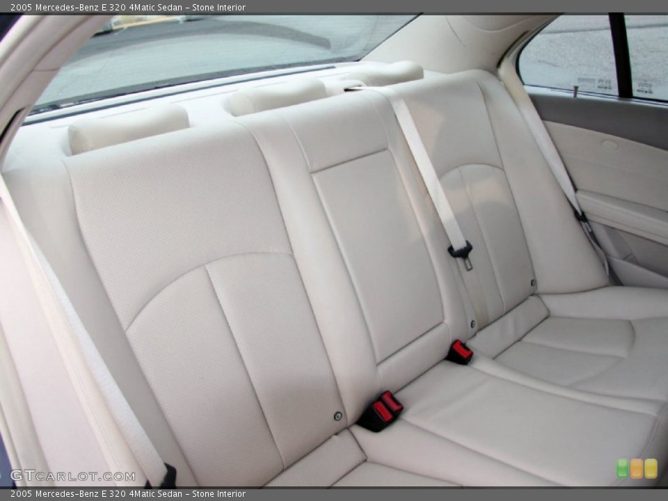 Stone Interior Rear Seat for the 2005 Mercedes-Benz E 320 4Matic Sedan #75135006