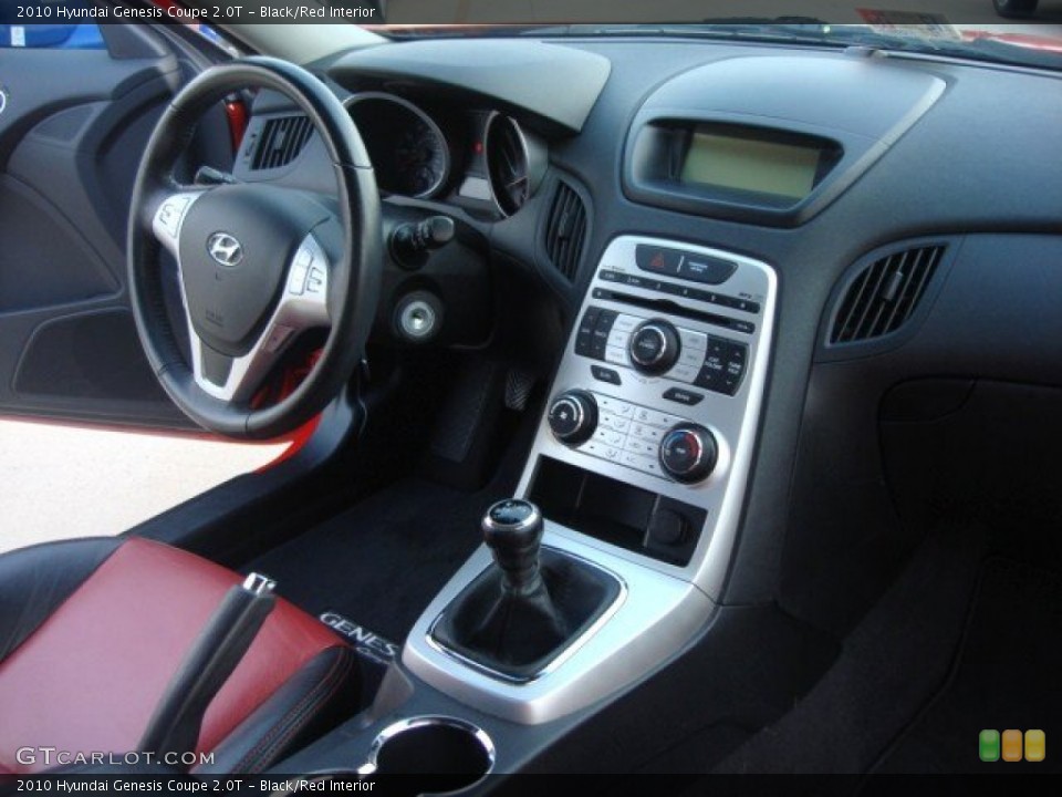 Black/Red Interior Dashboard for the 2010 Hyundai Genesis Coupe 2.0T #75135459