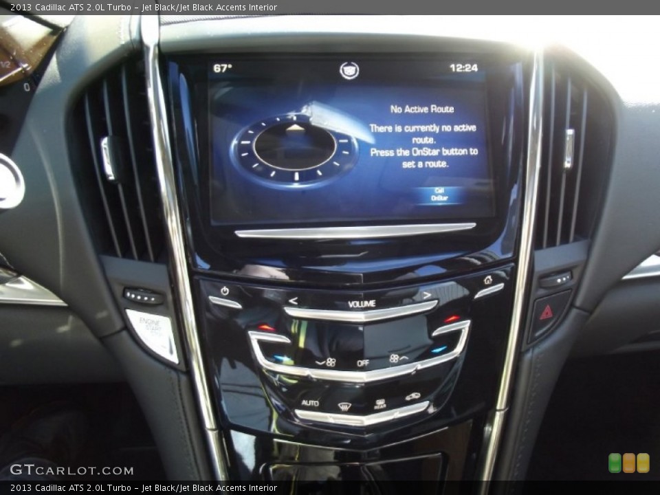 Jet Black/Jet Black Accents Interior Controls for the 2013 Cadillac ATS 2.0L Turbo #75138354