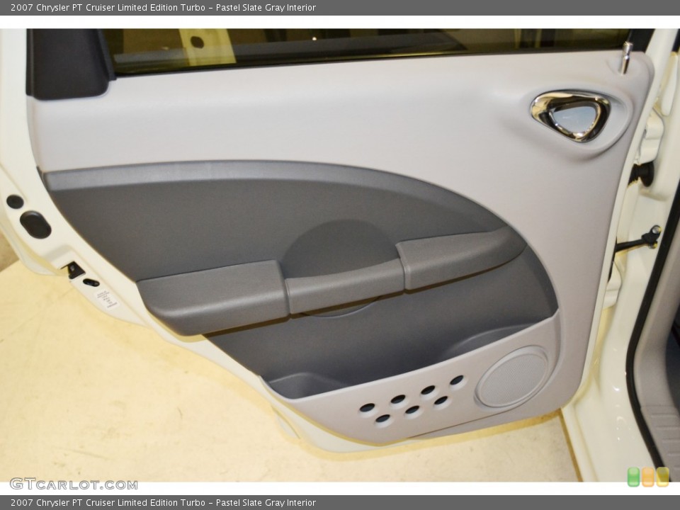 Pastel Slate Gray Interior Door Panel for the 2007 Chrysler PT Cruiser Limited Edition Turbo #75139912
