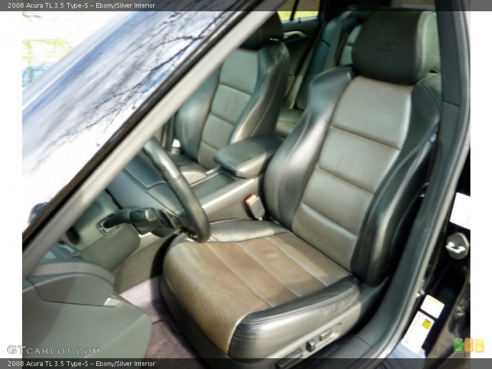 Ebony/Silver Interior Photo for the 2008 Acura TL 3.5 Type-S #75141153