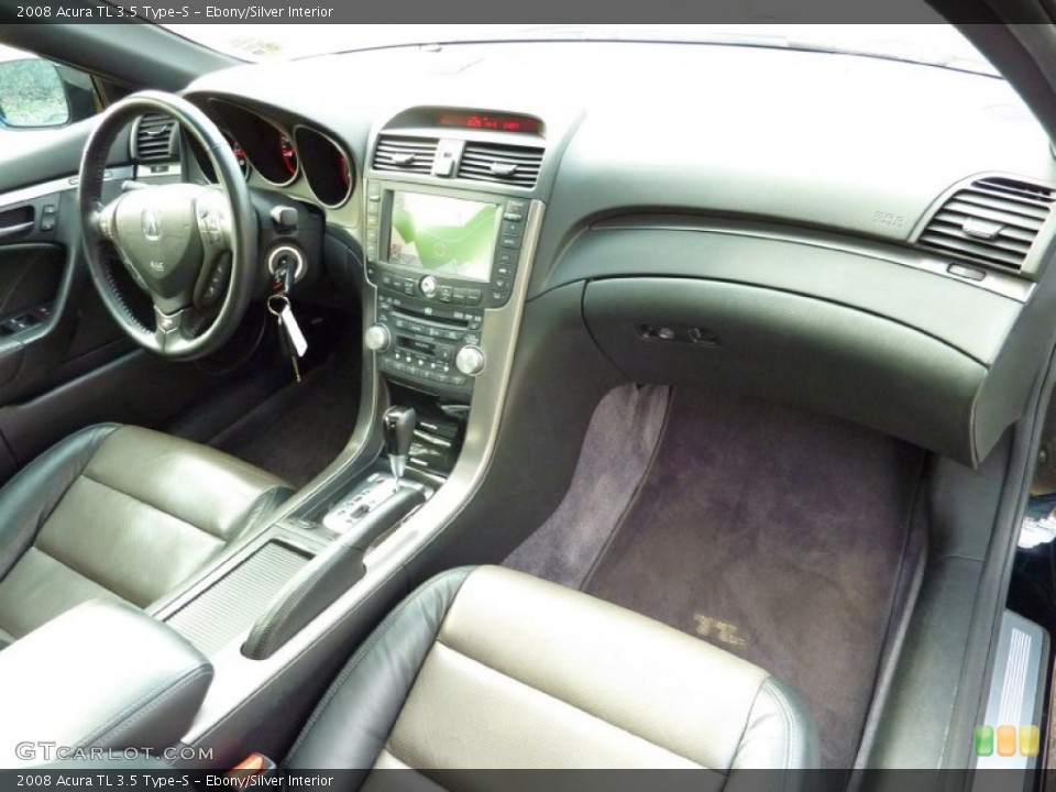 Ebony/Silver Interior Photo for the 2008 Acura TL 3.5 Type-S #75141207