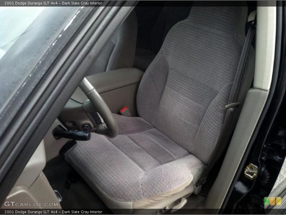 Dark Slate Gray Interior Front Seat for the 2001 Dodge Durango SLT 4x4 #75142877