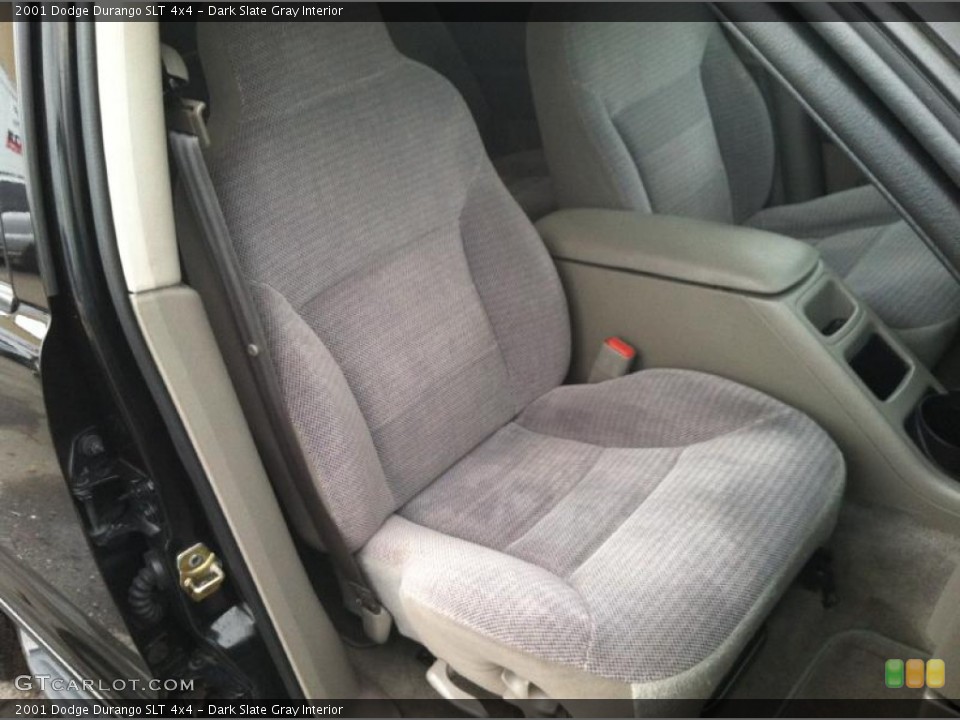 Dark Slate Gray Interior Front Seat for the 2001 Dodge Durango SLT 4x4 #75142896