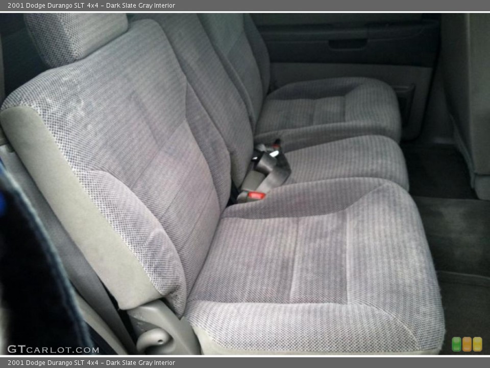 Dark Slate Gray Interior Rear Seat for the 2001 Dodge Durango SLT 4x4 #75142908