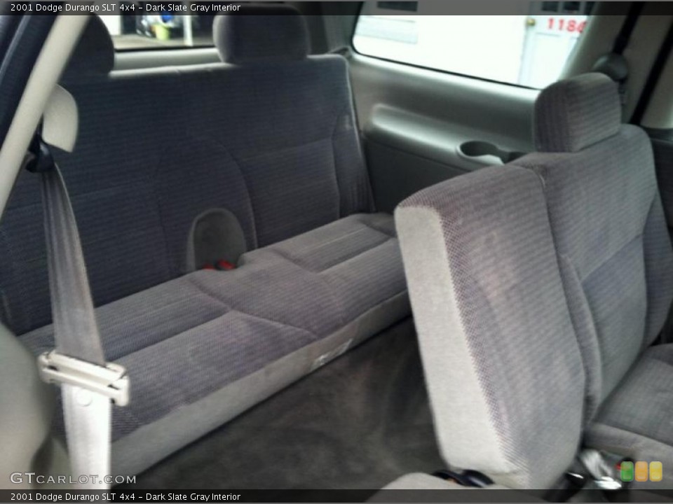 Dark Slate Gray Interior Rear Seat for the 2001 Dodge Durango SLT 4x4 #75142911