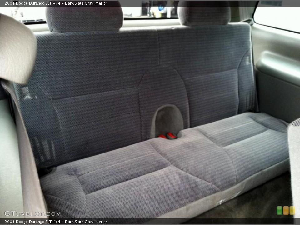Dark Slate Gray Interior Rear Seat for the 2001 Dodge Durango SLT 4x4 #75142917