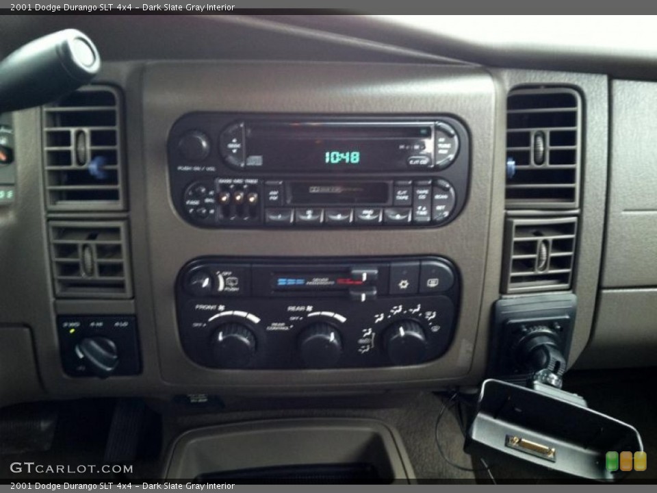 Dark Slate Gray Interior Controls for the 2001 Dodge Durango SLT 4x4 #75142947
