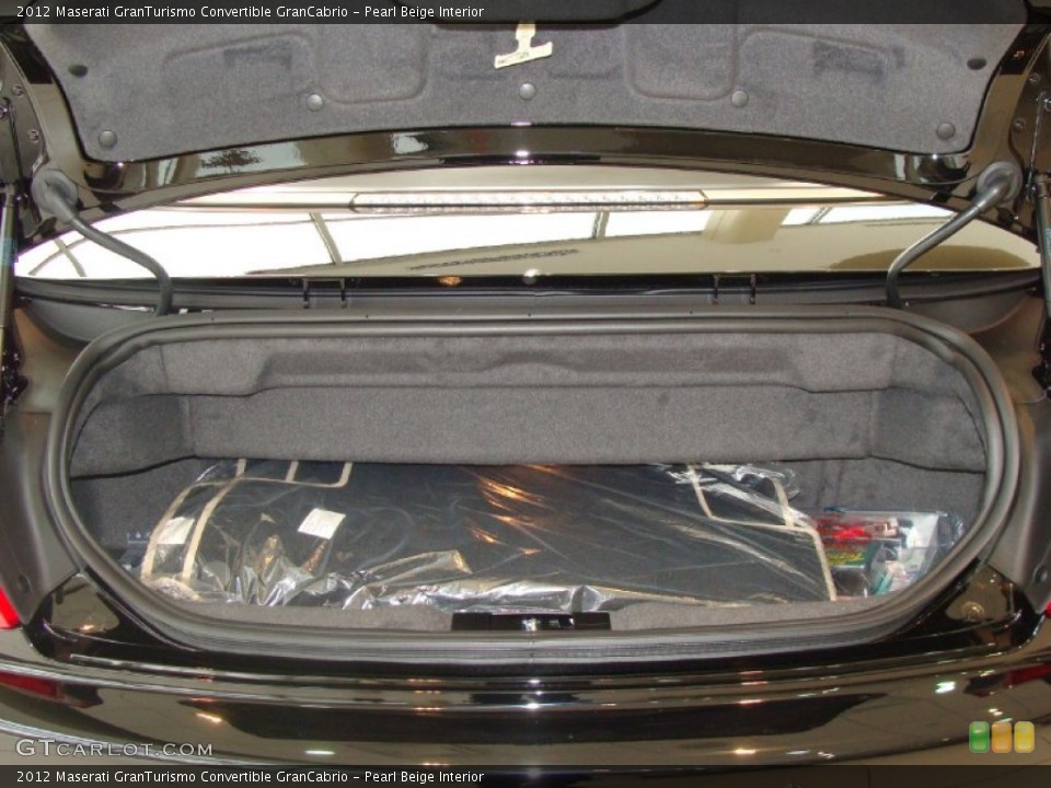 Pearl Beige Interior Trunk for the 2012 Maserati GranTurismo Convertible GranCabrio #75143268