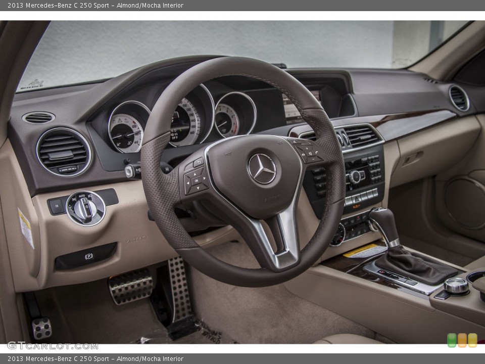 Almond/Mocha Interior Photo for the 2013 Mercedes-Benz C 250 Sport #75143760