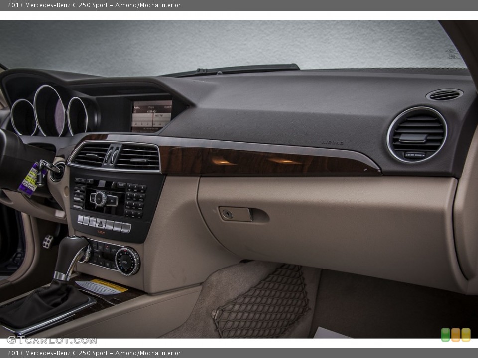 Almond/Mocha Interior Dashboard for the 2013 Mercedes-Benz C 250 Sport #75143781