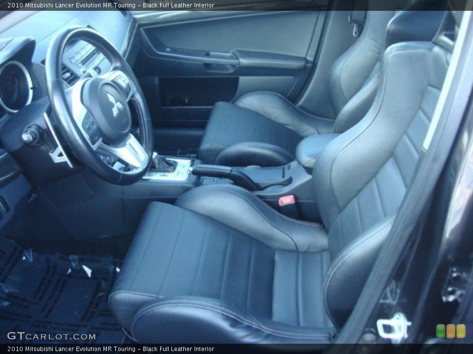 Black Full Leather Interior Photo for the 2010 Mitsubishi Lancer Evolution MR Touring #75144089
