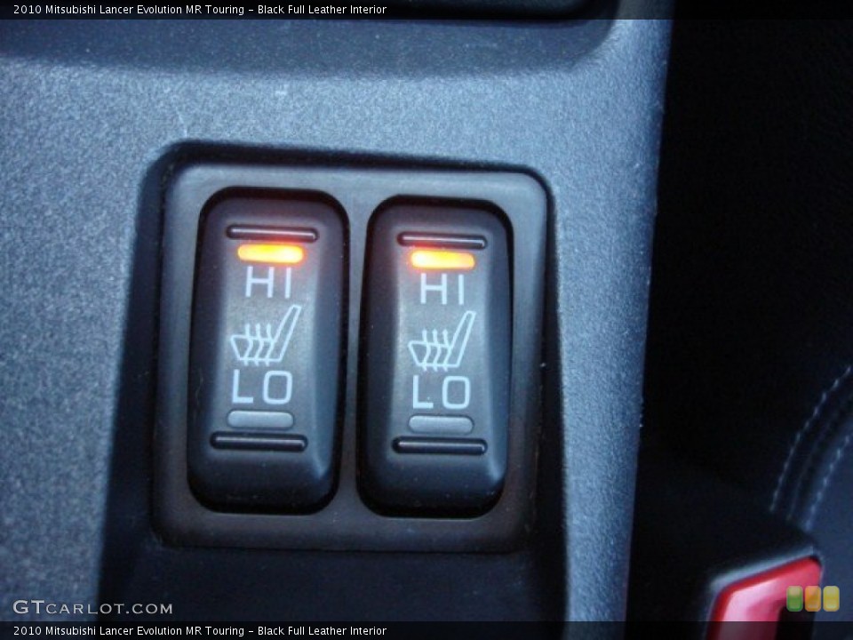 Black Full Leather Interior Controls for the 2010 Mitsubishi Lancer Evolution MR Touring #75144180