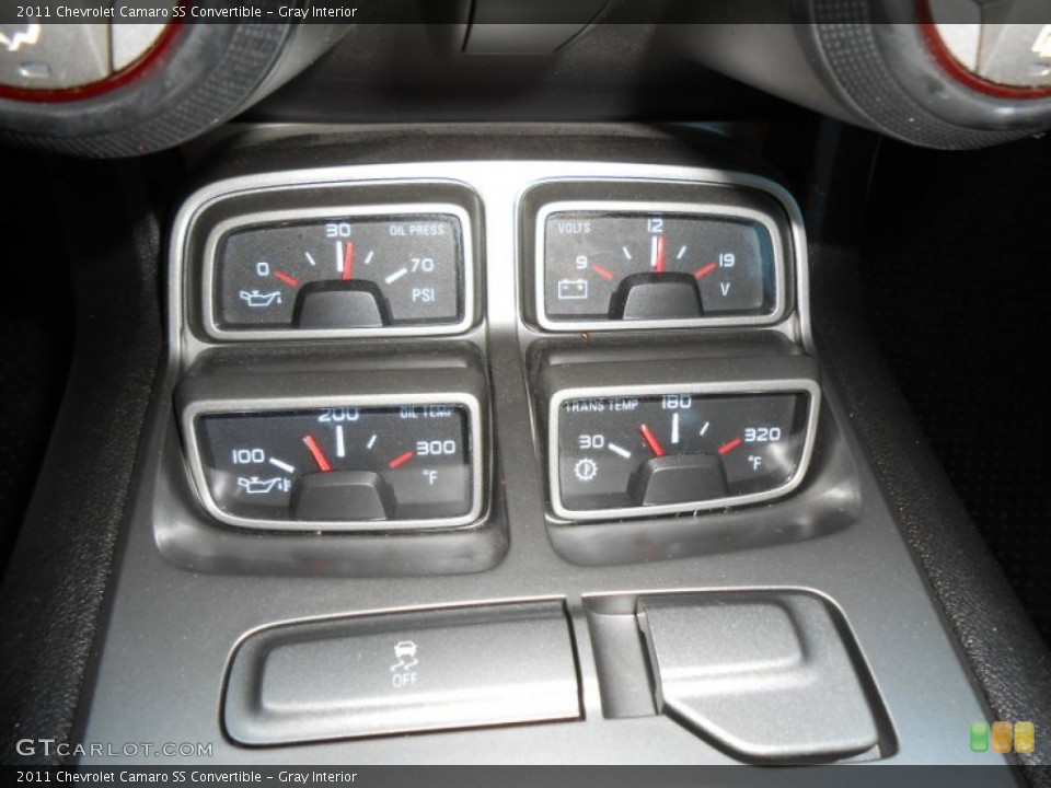 Gray Interior Gauges for the 2011 Chevrolet Camaro SS Convertible #75145852