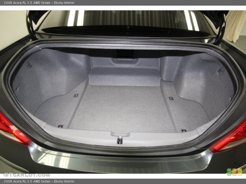 Ebony Interior Trunk for the 2008 Acura RL 3.5 AWD Sedan #75146416