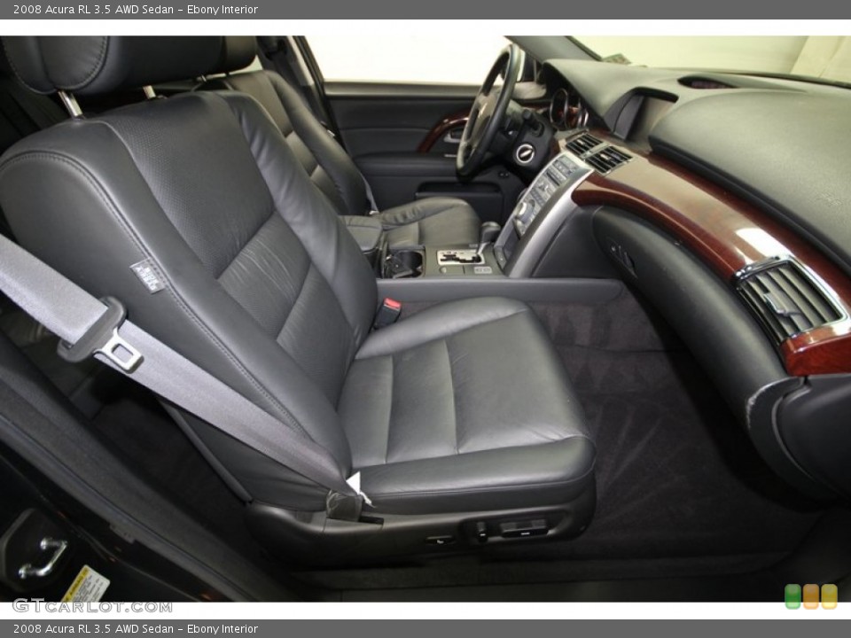 Ebony Interior Photo for the 2008 Acura RL 3.5 AWD Sedan #75146536