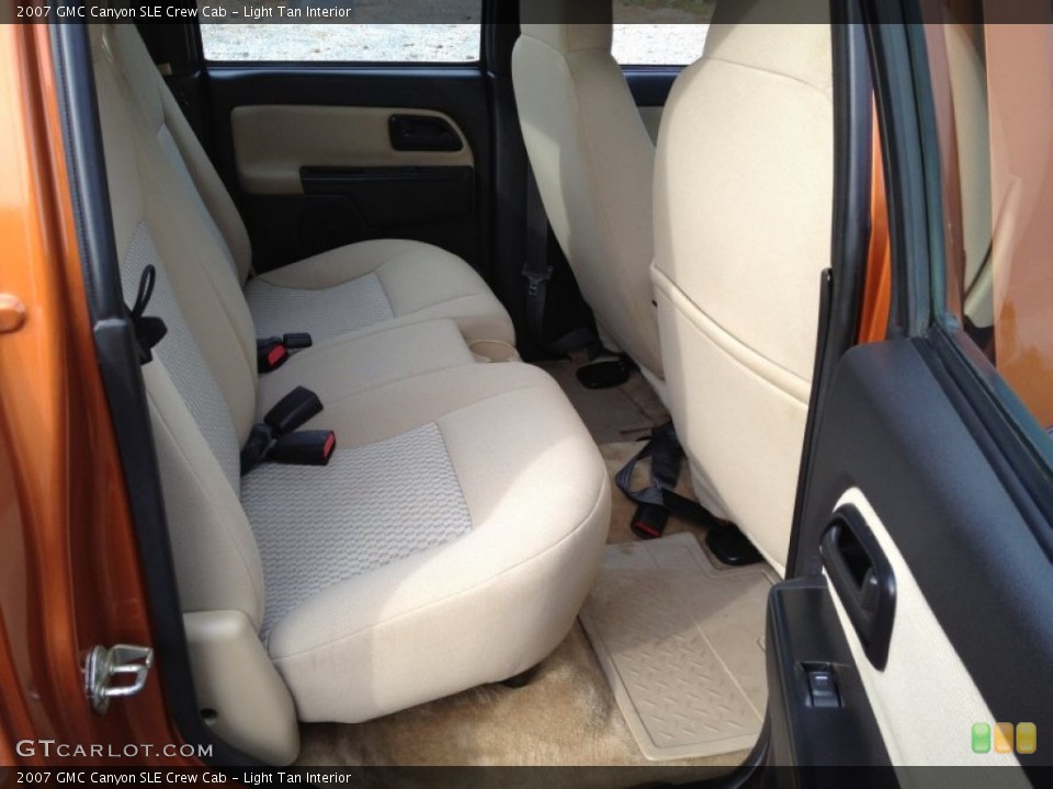 Light Tan Interior Rear Seat for the 2007 GMC Canyon SLE Crew Cab #75151060