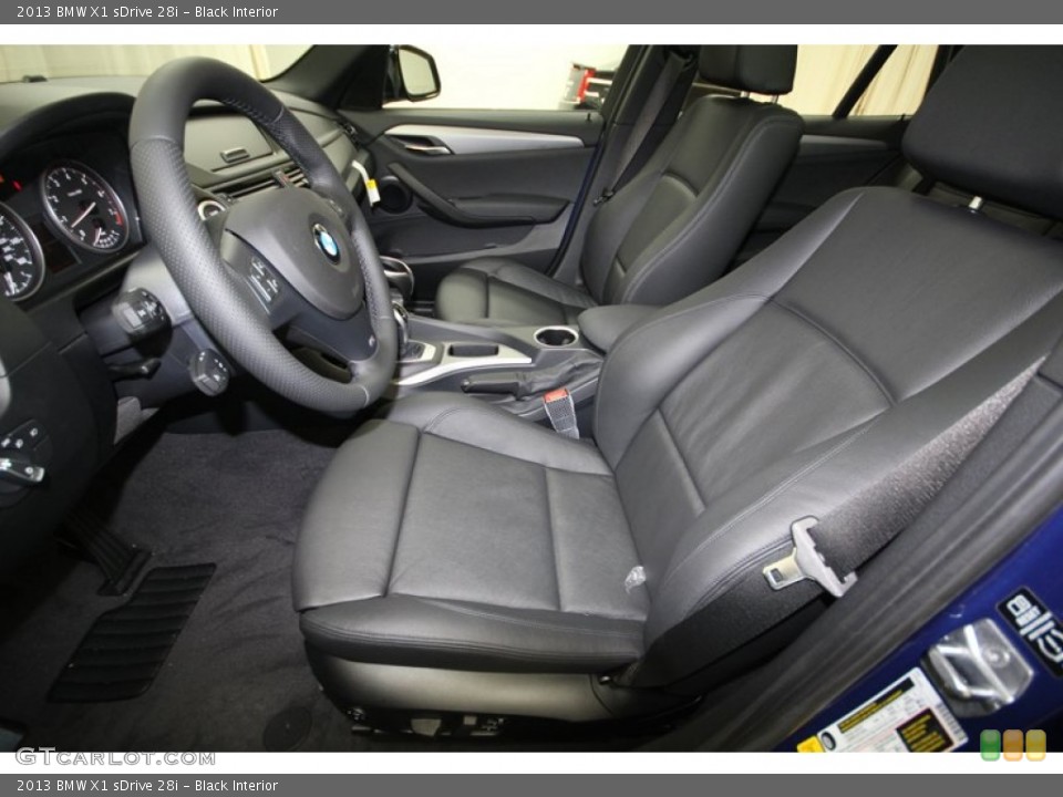 Black Interior Front Seat for the 2013 BMW X1 sDrive 28i #75151498