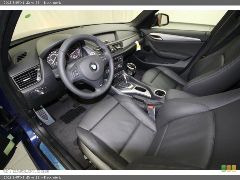 Black Interior Prime Interior for the 2013 BMW X1 sDrive 28i #75151623