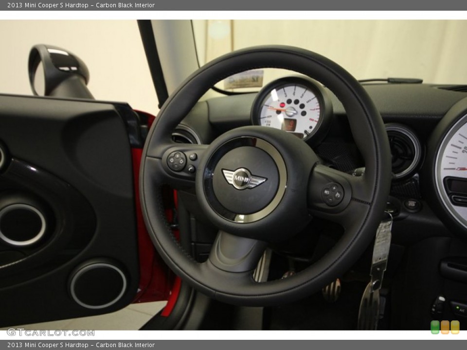 Carbon Black Interior Steering Wheel for the 2013 Mini Cooper S Hardtop #75153804